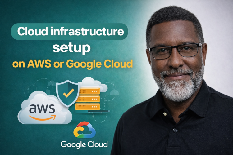 Cloud infrastructure setup on AWS or Google Cloud